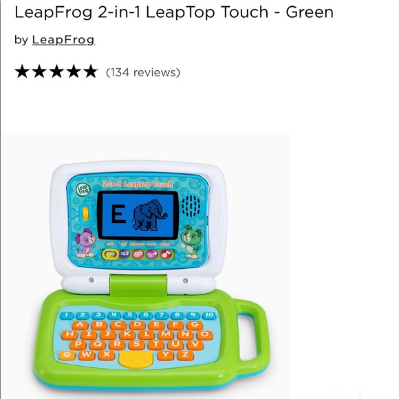 LeapFrog 2-in-1 LeapTop Touch Learning Toy - Picture 3 of 4